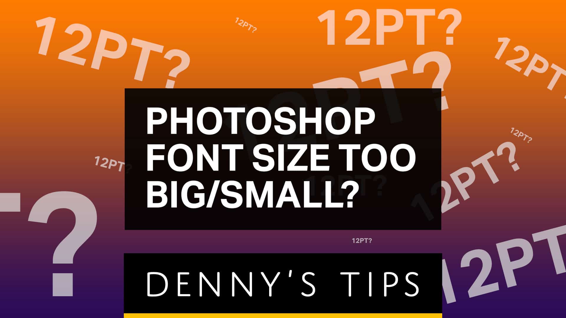 Why is the Font so Big or Small in Photoshop?