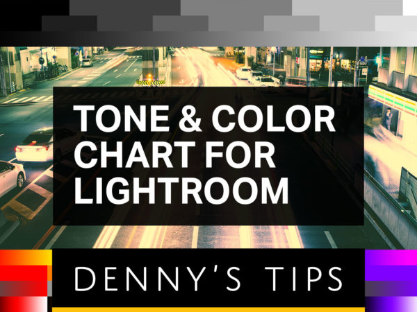 Tone & Color Chart for Lightroom