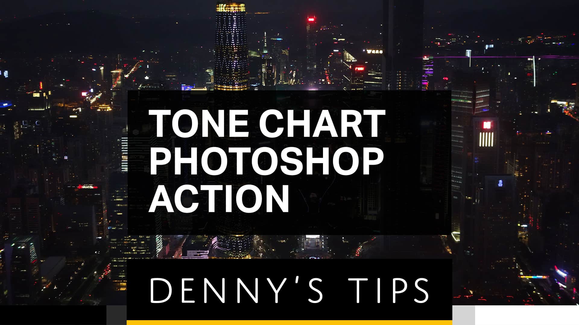 Tone Chart Photoshop Actions