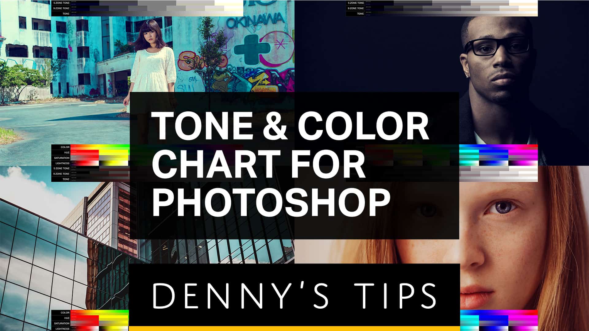 Photoshop Color Grading Chart