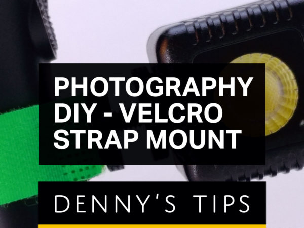 Photography DIY - Velcro Strap Mount